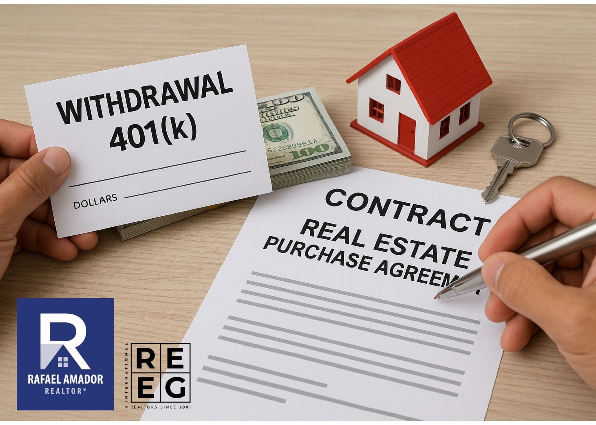 401(k) withdrawal for real estate purchase